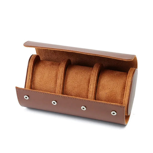 Triple Watch Leather Case